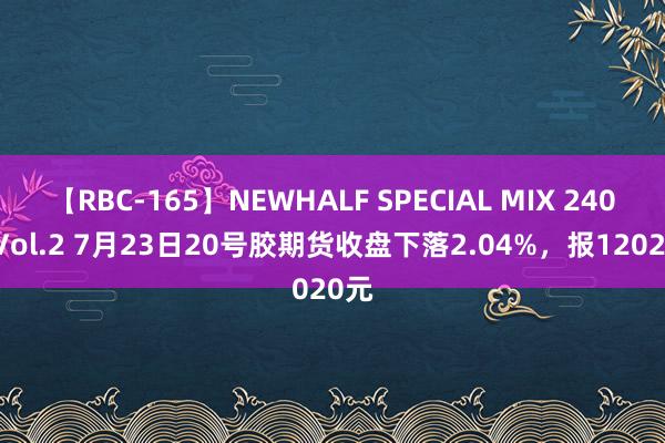 【RBC-165】NEWHALF SPECIAL MIX 240分 Vol.2 7月23日20号胶期货收盘下落2.04%，报12020元