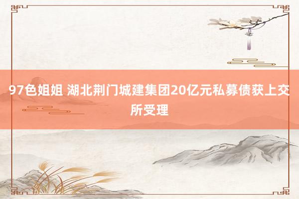 97色姐姐 湖北荆门城建集团20亿元私募债获上交所受理